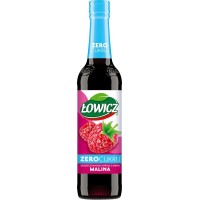 Łowicz SYROP ZAGĘSZCZONA BAZA NAPOJU ZERO MALINA 4 KCAL