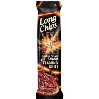 Long Chips CHIPSY ZIEMNIACZANE smak FLAMING CHILLI EXTRA