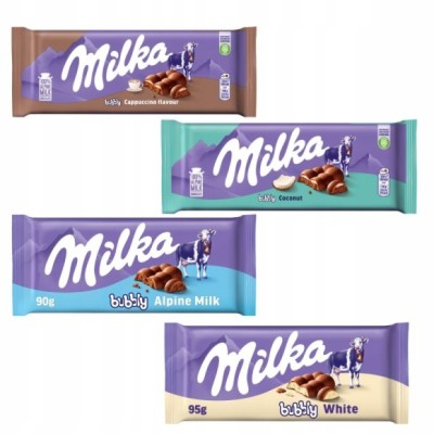 Milka CZEKOLADA MLECZNA BUBBLY MILK czekolada bąbelkowa 90G