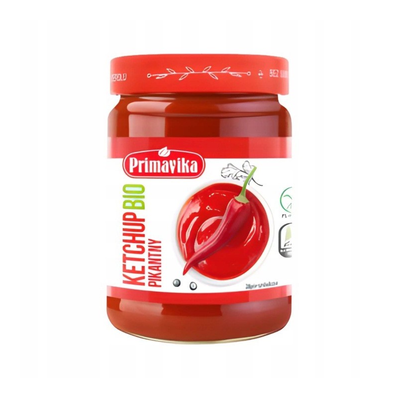 Primavika KETCHUP PIKANTNY  BEZ CUKRU 315G  BIO
