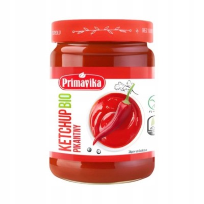 Primavika KETCHUP PIKANTNY  BEZ CUKRU 315G  BIO