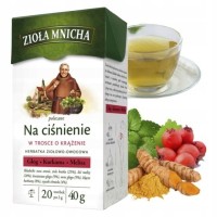 BIG-ACTIVE HERBATA ZIOŁA MNICHA NA CUKIER 20 TOREBEK