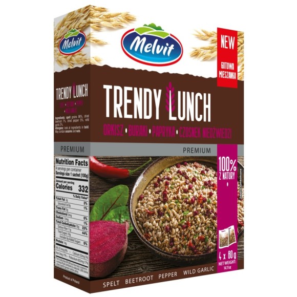 Melvit TRENDY LUNCH ORKISZ BURAK PAPRYKA CZOSNEK
