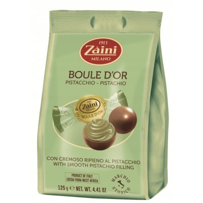 PSZCZÓŁKA CUKIERKI CHOCO BITS PISTACHIO  praliny 90G