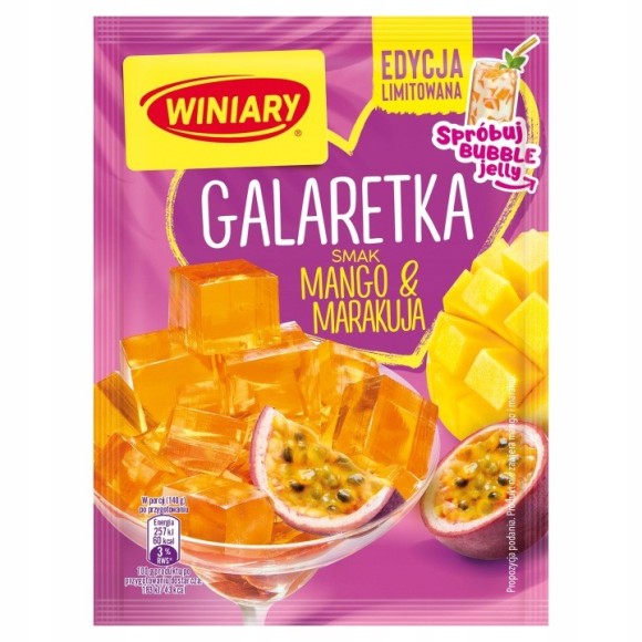 Winiary GALARETKA MANGO  I JAŚMIN spróbuj ICED JELLY TEA 54G