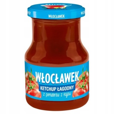 Włocławek KETCHUP ŁAGODNY POMIDOROWY 380G