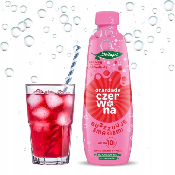 Herbapol KONCENTRAT NAPOJU smak TROPIKALNA POMARAŃCZA 405ML