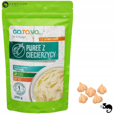 GOTOVO szybkie danie gotowe w 1 minutę PURE PUREE Z CIECIERZYCY 250g 0,25KG
