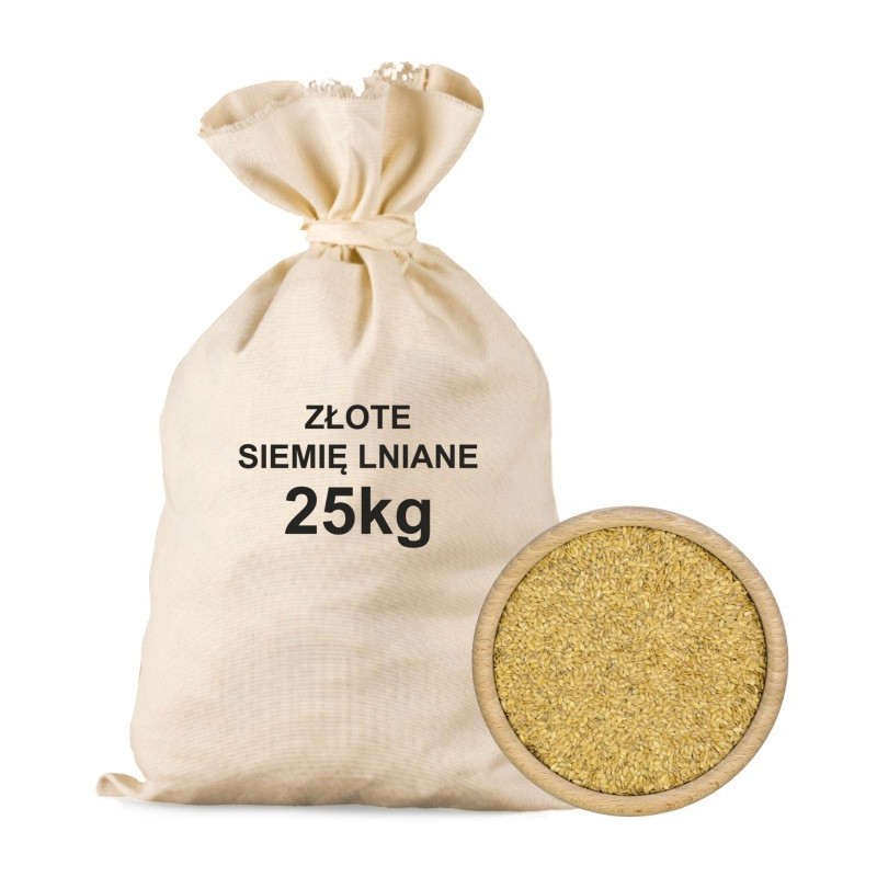 ACS ziarna kaszubskie LEN ZŁOCISTY CAŁY siemię lniane 500G