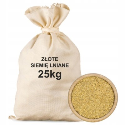 ACS ziarna kaszubskie LEN ZŁOCISTY CAŁY siemię lniane 500G