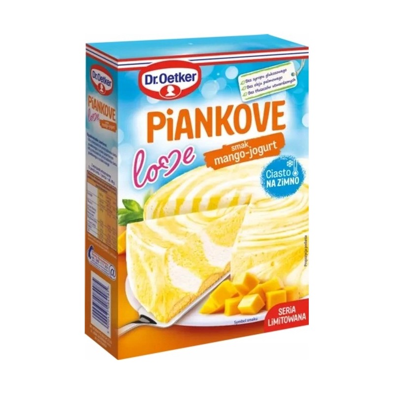 Dr.Oetker PIANKOVE LOVE SMAK MANGO JOGURT ciasto na zimno