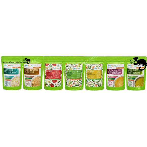 GOTOVO szybkie danie MIESZANKA PUREE MIX Z GROCHU SOCZEWICY CIECIERZYCY 250 GOTOVO szybkie danie MIESZANKA PUREE MIX Z GROCHU SOCZEWICY CIECIERZYCY 250