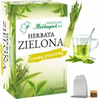 Herbapol herbata ZIELONA Z CYTYNĄ 20 SASZETEK