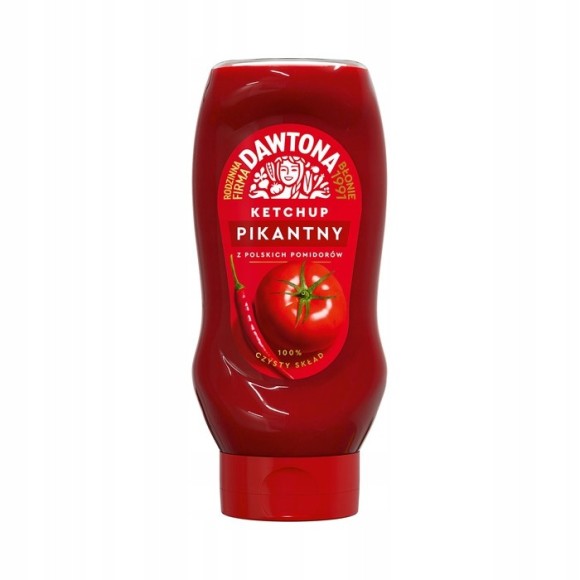 Dawtona KETCHUP ŁAGONY CZYSTY SKŁAD 444G