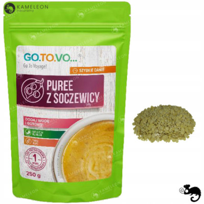 GOTOVO szybkie danie w 1 minutę PURE PUREE Z SOCZEWICY ZIELONEJ 250g 0,25KG