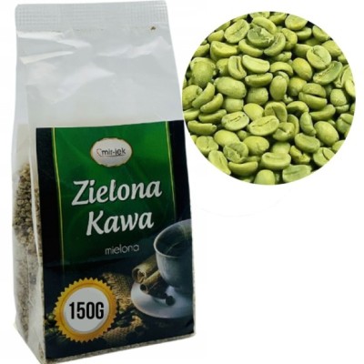 MIR-LEK ZIELONA KAWA NIEPALONA Robusta 100% MIELONA 150G