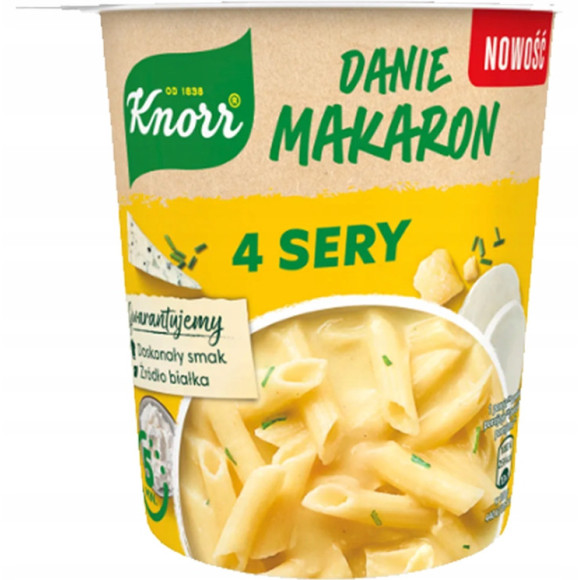 KNORR GORĄCY KUBEK W KUBKACH DO ZALANIA zalej wodą MIX 10 RÓŻNYCH DAŃ !!