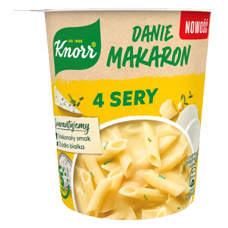 KNORR GORĄCY KUBEK W KUBKACH DO ZALANIA zalej wodą MIX 10 RÓŻNYCH DAŃ !!
