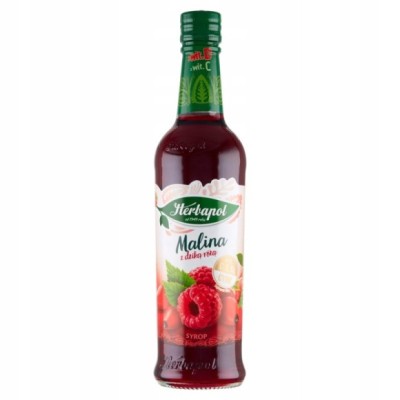 HERBAPOL  SYROP  OWOCOWA SPIŻ. MALINA Z LIPĄ 420ML