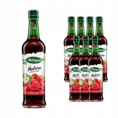 HERBAPOL  SYROP OWOCOWA SPIŻ. MALINA Z JEŻYNAMI 420ML