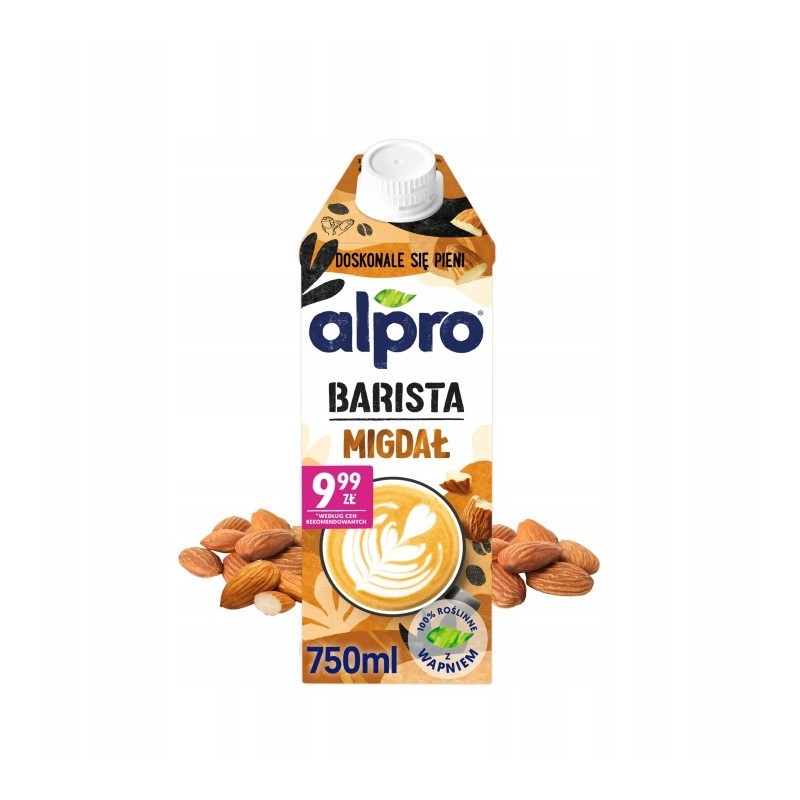 ALPRO NAPÓJ MIGDAŁOWE BARISTA 750ML KARTON