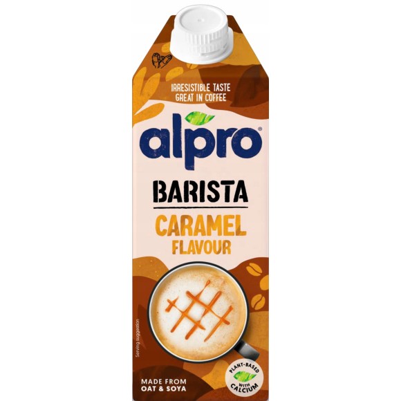 ALPRO  NAPÓJ OWSIANO-SOJOWY BARISTA KARMEL 750ML KARTON