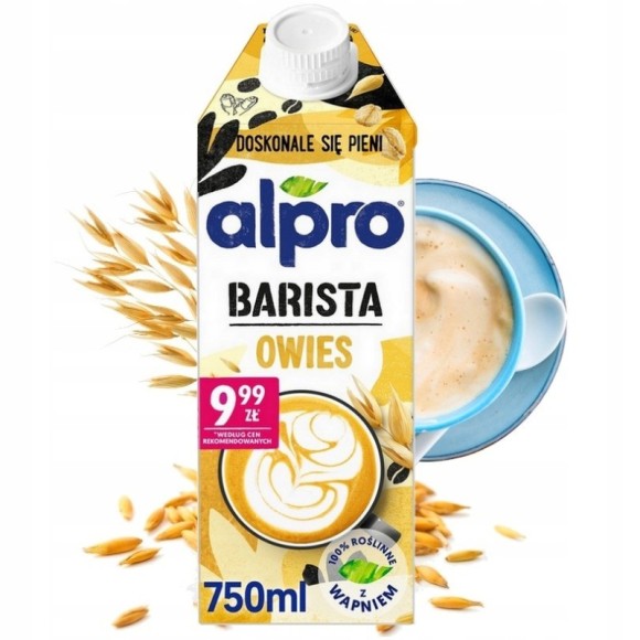 ALPRO NAPÓJ OWSIANO-SOJOWY BARISTA SMAK WANILIOWY 750ML KART