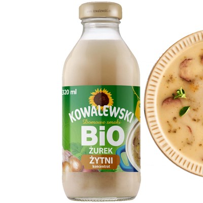Kowalewski BIO ekologiczny eko ŻUREK ŻYTNI KONCENTRAT ŻURU