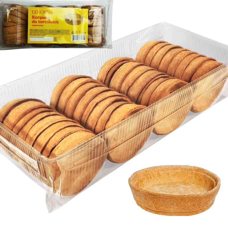 KORPUSY DO TARTALETEK babeczek deserów 375g 32szt