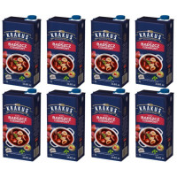 BARSZCZ CZERWONY gotowa ZUPA bez konserwantów KRAKUS 1000ml 1L KARTON x8 8L