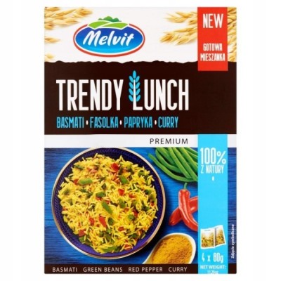 Melvit TRENDY LUNCH BASMATI FASOLKA PAPRYKA CURRY mieszanka