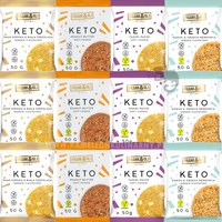 Frank&oli miękkie ciasteczko KETO BEZ CUKRU GLUTENU mix