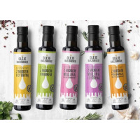 5X OLEJ RZZEPAKOWY SMAKOWY Z MIODEM i dodatkami 250ml x 5 mix smaków 1,25L