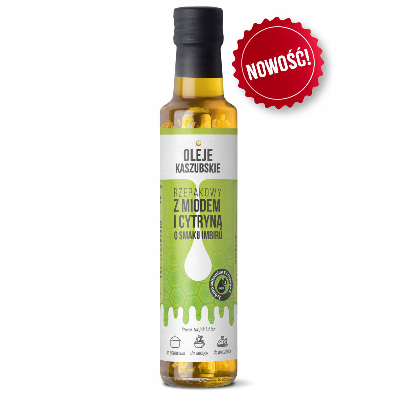 5X OLEJ RZZEPAKOWY SMAKOWY Z MIODEM i dodatkami 250ml x 5 mix smaków 1,25L
