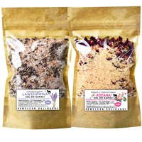 KAMELEON KULINARNY sól do kąpieli RÓŻANA 200g + LAWENDOWA