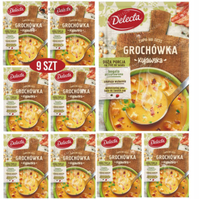 Delecta ZUPA W PROSZKU GROCHÓWKA KUJAWSKA 9szt