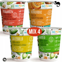 GOTOVO szybkie danie 3xZUPA MIX WARZYW SOCZEBULLO GROSO + KUKURBUZ MIX 4szt