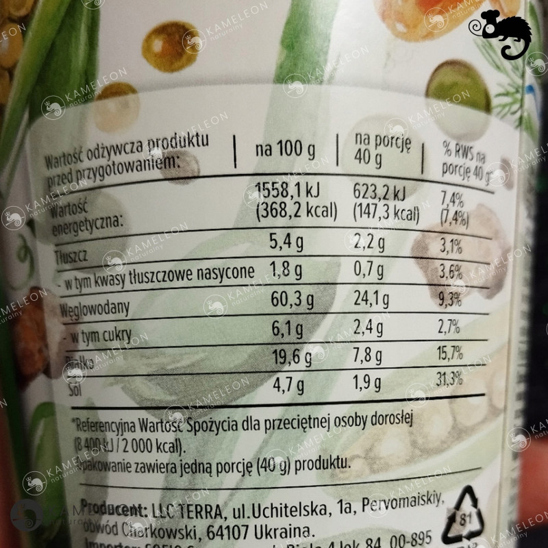 GOTOVO szybkie danie GROSO ZUPA KREM Z SOCZEWICY GROCHU GRZANKI w kubku 40g