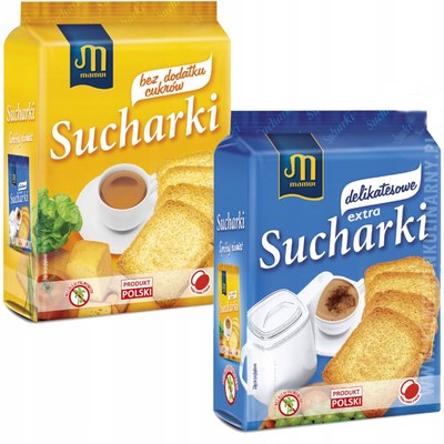 MAMUT SUCHARKI bez cukru + SUCHARKI delikatesowe = 2 sztuki