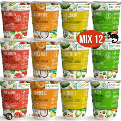 GOTOVO szybkie danie ZUPA MIX WARZYW SOCZEBULLO GROSO + KUKURBUZ MIX 12 DAŃ