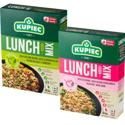 Kupiec LUNCH MIX zestaw mieszanka ziaren MIX 2 RODZAJÓW