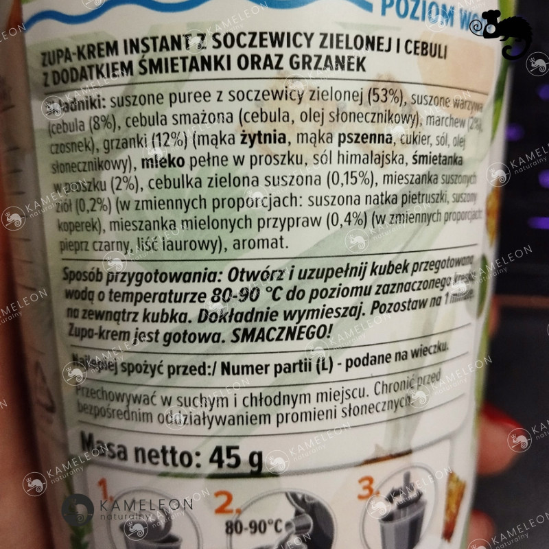 GOTOVO szybkie danie ZUPA MIX WARZYW SOCZEBULLO GROSO + KUKURBUZ MIX 24 DAŃ