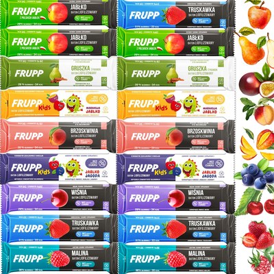 Celiko FRUPP BATON LIOFILIZOWANY bez Cukru MIX SMAKÓW x18