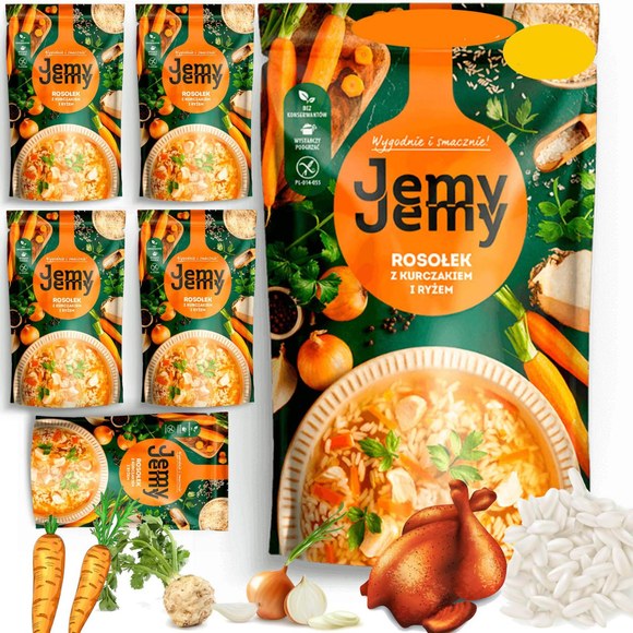 JEMY JEMY gotowe danie zupa ROSÓŁ ROSOŁEK Z KURCZAKIEM 450g