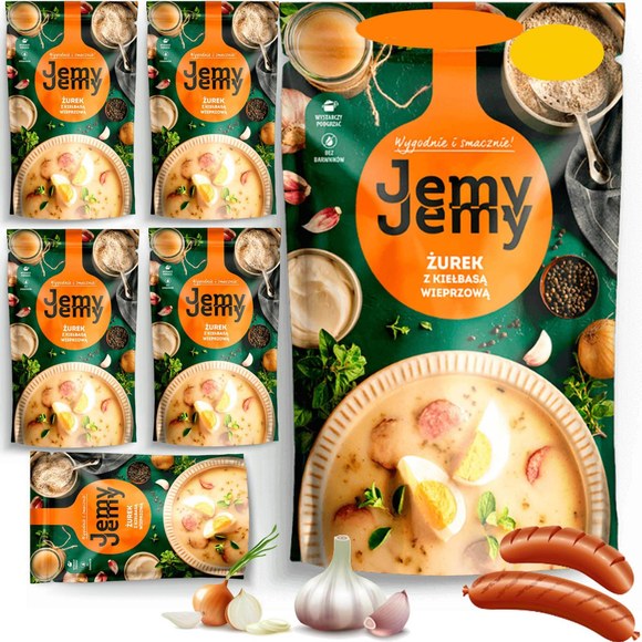 JEMY JEMY gotowe danie ZUPA ŻUREK Z KIEŁBASĄ WIEPRZOWĄ