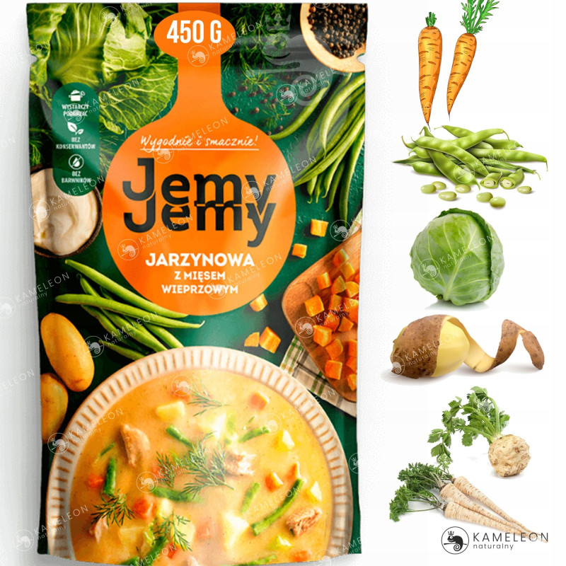 JEMY JEMY gotowe dania ZUPY TRADYCYJNE zestaw 10sztuk MIX SMAKÓW 4,5KG