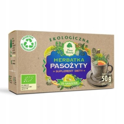 Dary Natury HERBATKA W SASZETKACH PASOŻYTY 25 saszetek x 2G