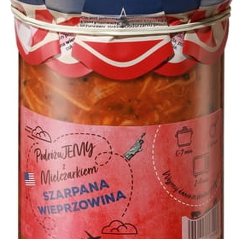 MIELCZAREK gotowe danie mięsne SZARPANA WIEPRZOWINA 490g