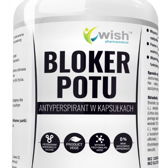 Wish BLOKER POTU ANTYPERPIRANT W KAPSUŁKACH 90 kapsułek