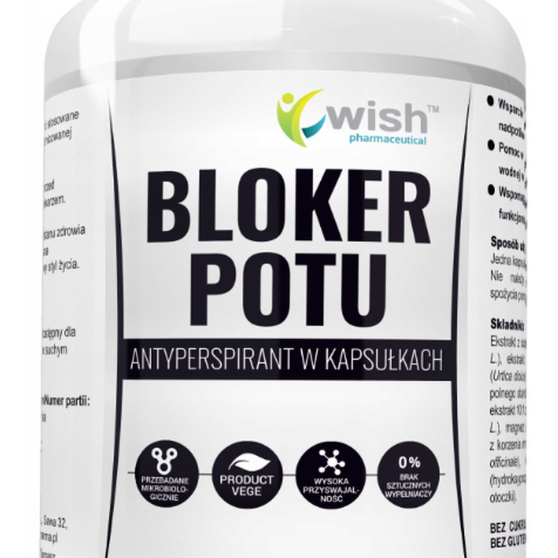 Wish BLOKER POTU ANTYPERPIRANT W KAPSUŁKACH 90 kapsułek